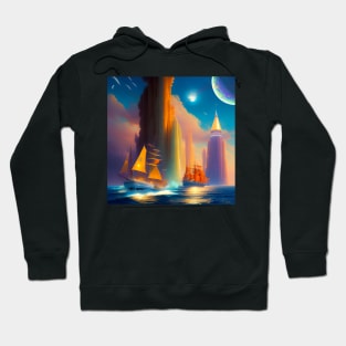 Running Beneath the Ramparts of Rolfas Hoodie